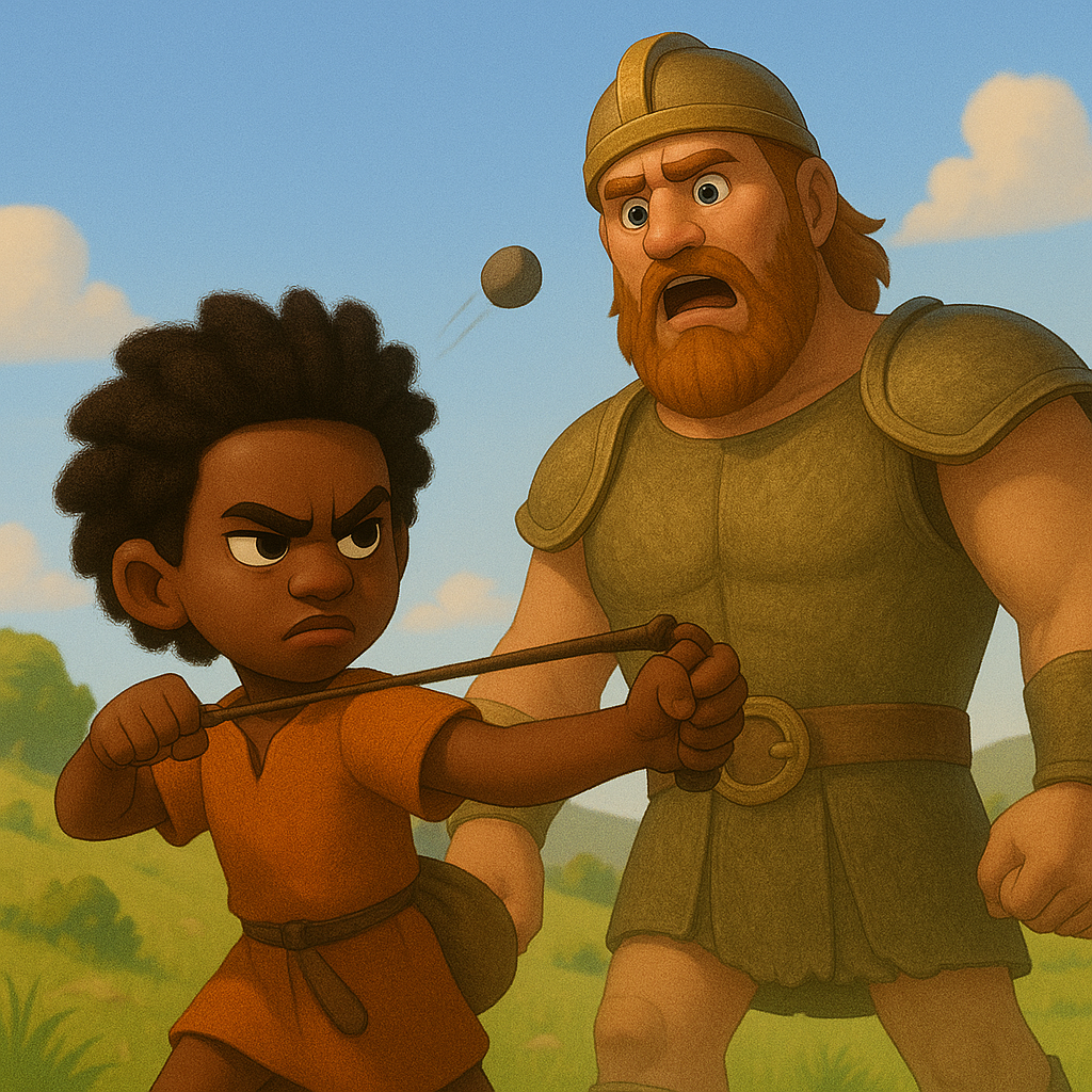 David and Goliath Story Book